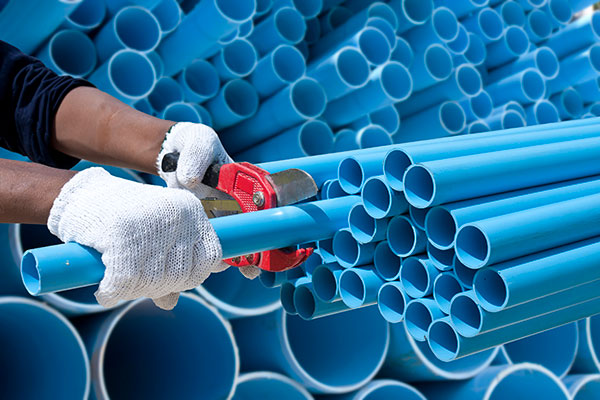 Plastic construction tubing