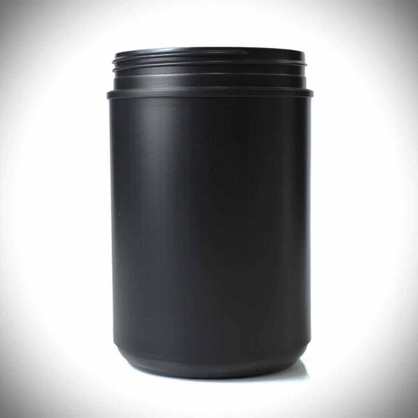 70oz / 2070cc 120-400 HDPE Canister - With Lip