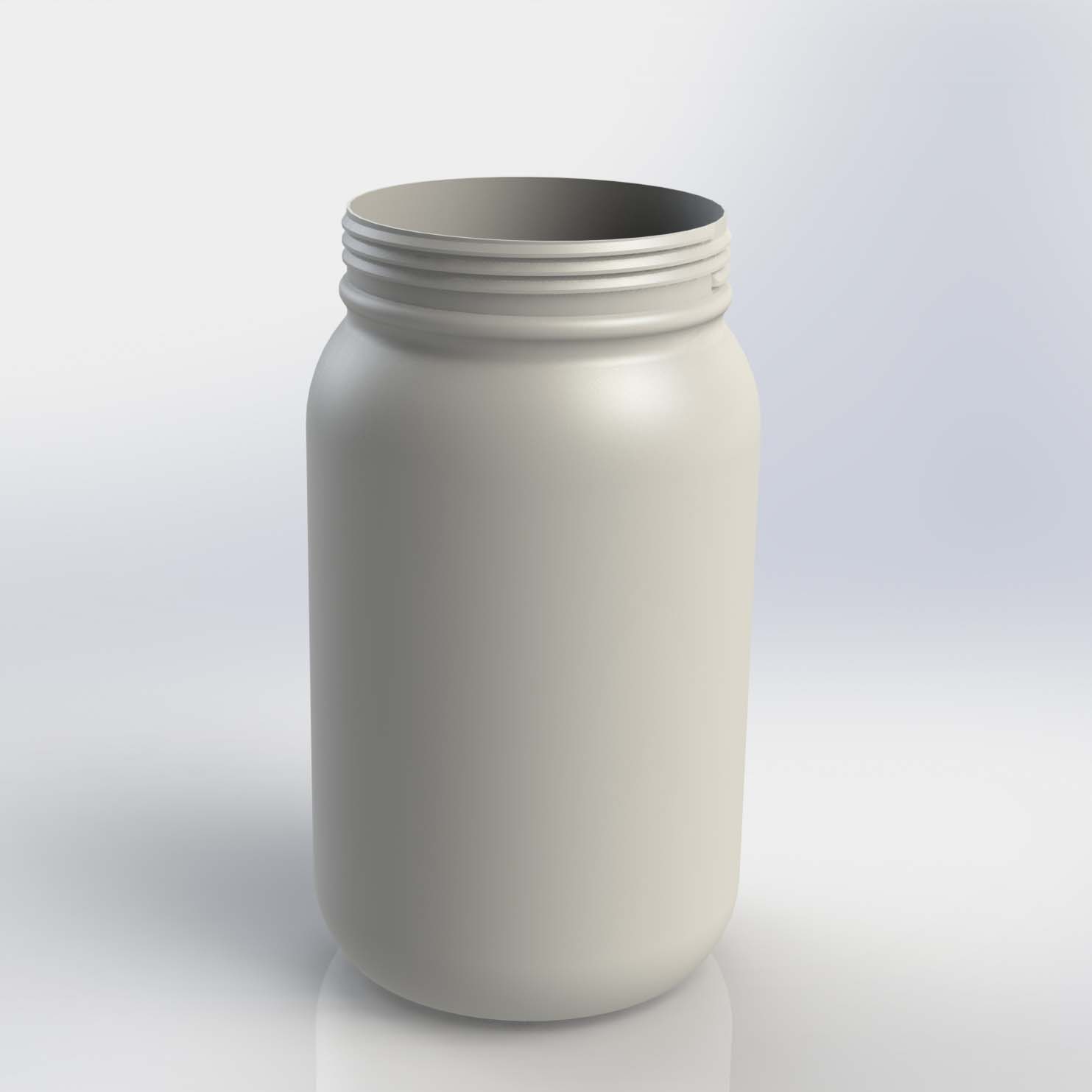2 Gallon 120-400 HDPE Regular Container